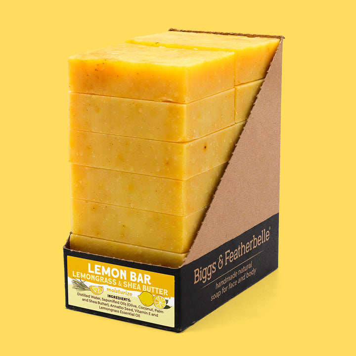 14-pack of Lemon Bar soap by Biggs & Featherbelle®
