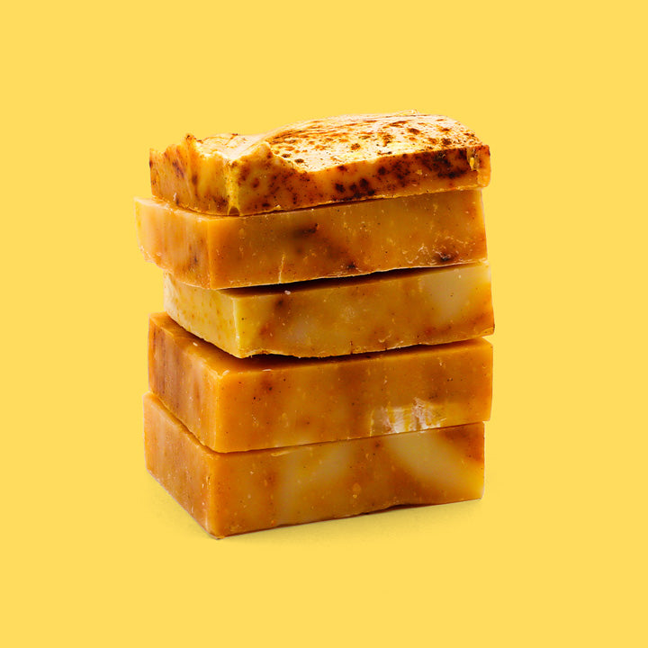 Seconds Pile of Lemon Bar soap by Biggs & Featherbelle®