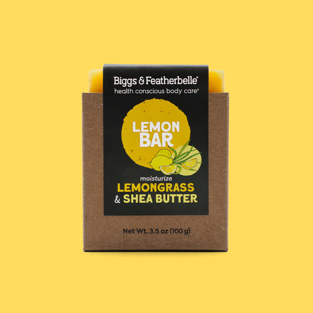 Single Lemon Bar soap by Biggs & Featherbelle®