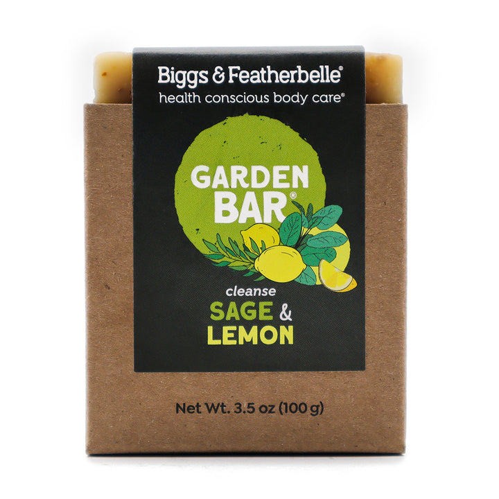 Front of GARDEN BAR® soap by Biggs &amp; Featherbelle®