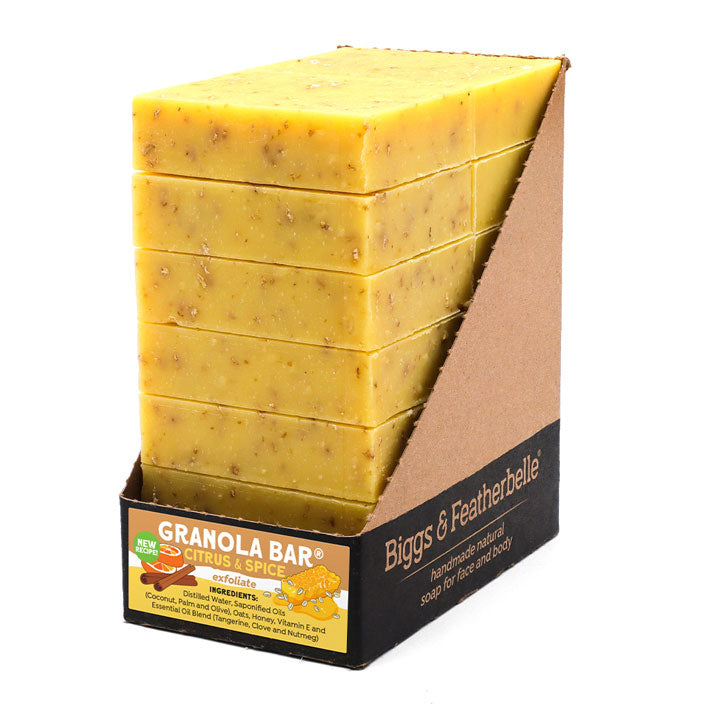 14-pack of GRANOLA BAR® soap by Biggs &amp; Featherbelle®