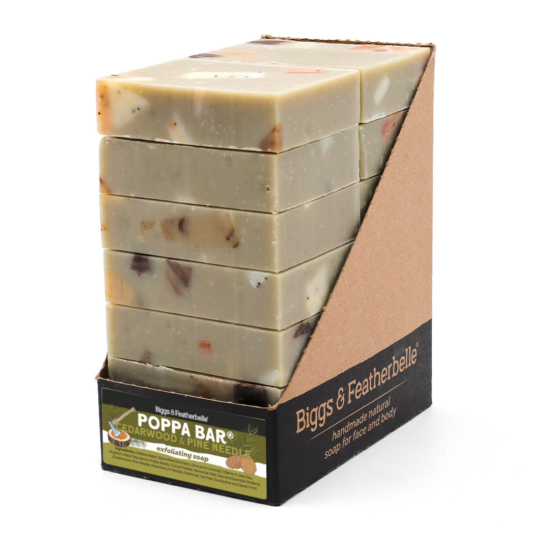 14-pack of POPPA BAR® soap by Biggs & Featherbelle®